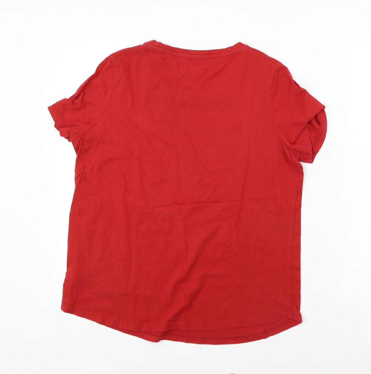 Marks and Spencer  Womens Red   Basic T-Shirt Size 14