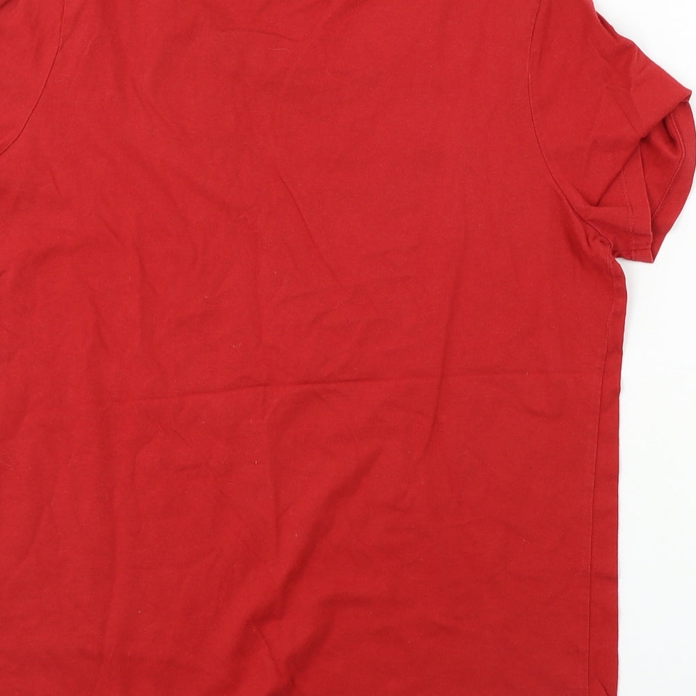 Marks and Spencer  Womens Red   Basic T-Shirt Size 14