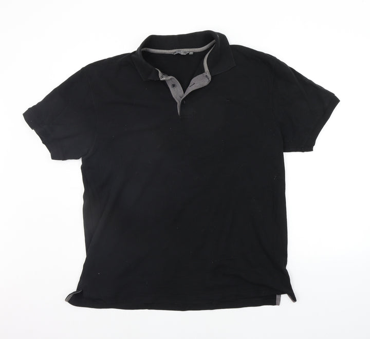 Wolsey Mens Black Polo Size L