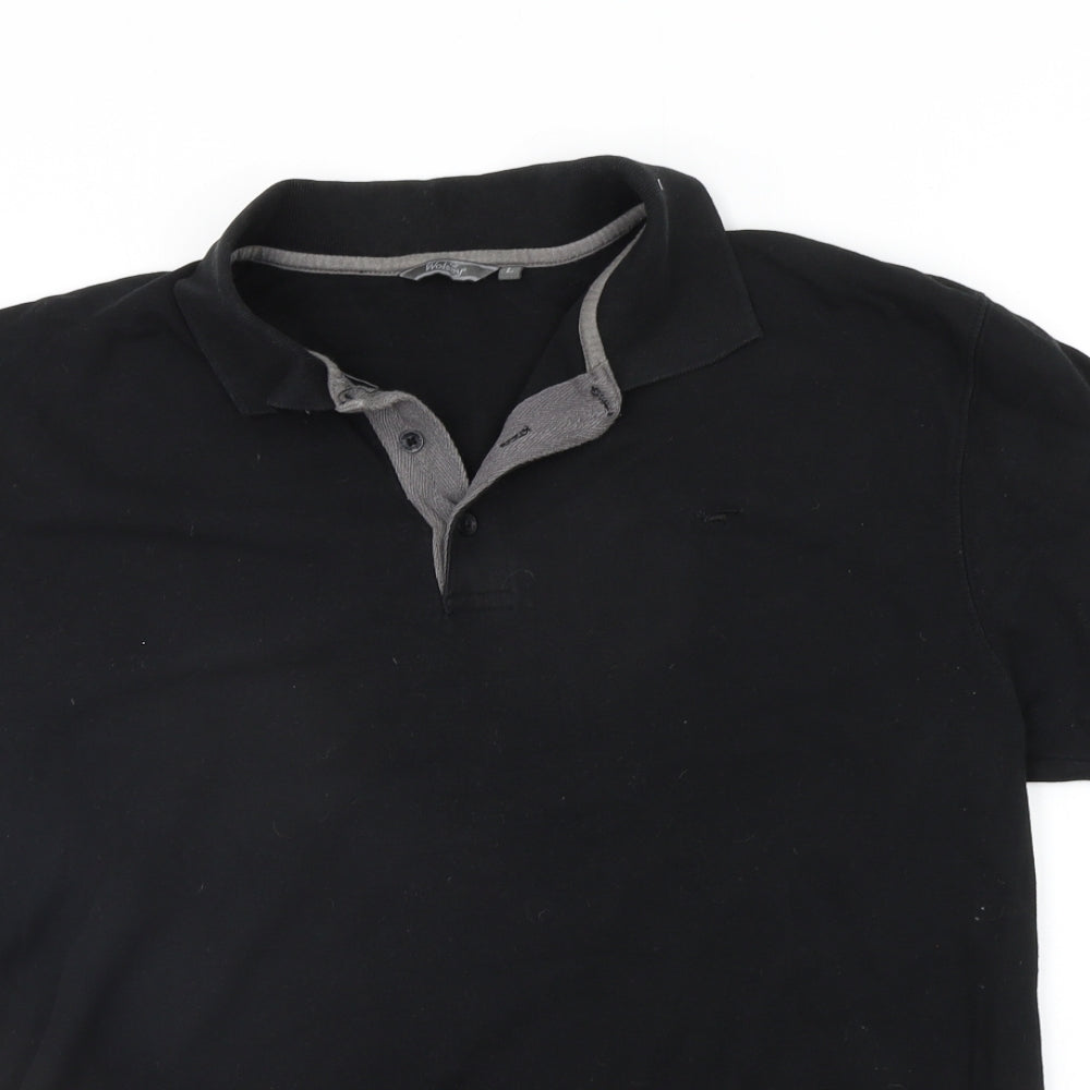 Wolsey Mens Black    Polo Size L