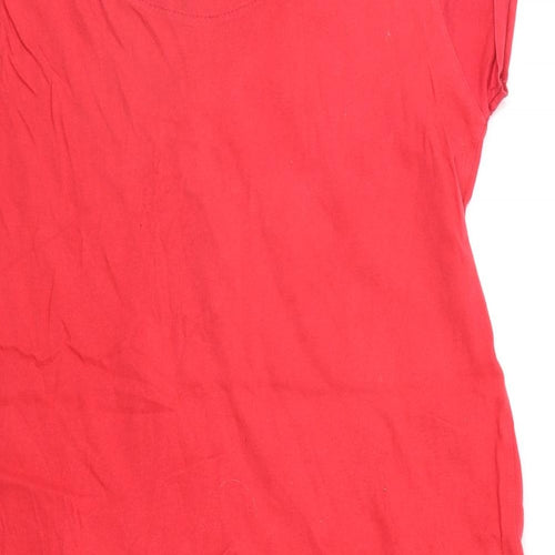 Secret Posessions Womens Red Solid  Top Dress Size M  - OWL