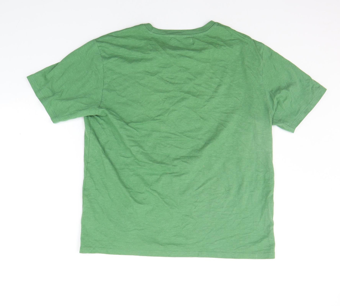 Zara Boys Green   Basic T-Shirt Size 13-14 Years