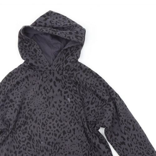 George Girls Green Animal Print  Pullover Jumper Size 6-7 Years
