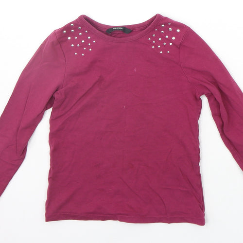 George Girls Purple   Basic Polo Size 5-6 Years