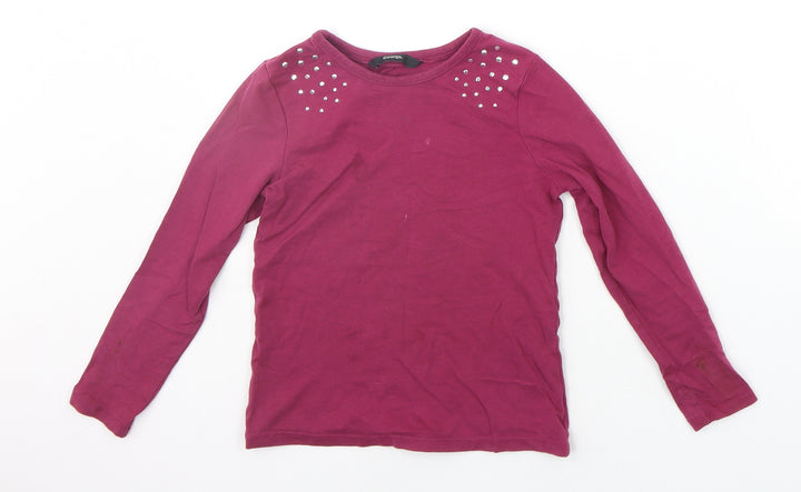 George Girls Purple   Basic Polo Size 5-6 Years