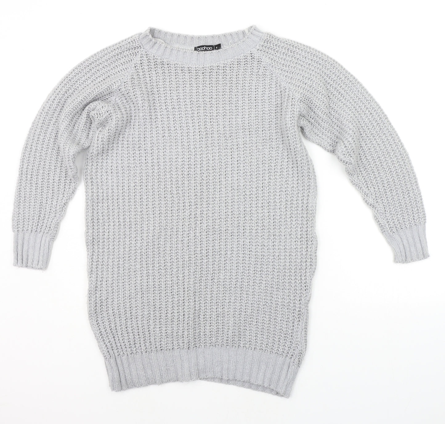 Boohoo Womens Grey   Jumper Dress  Size S