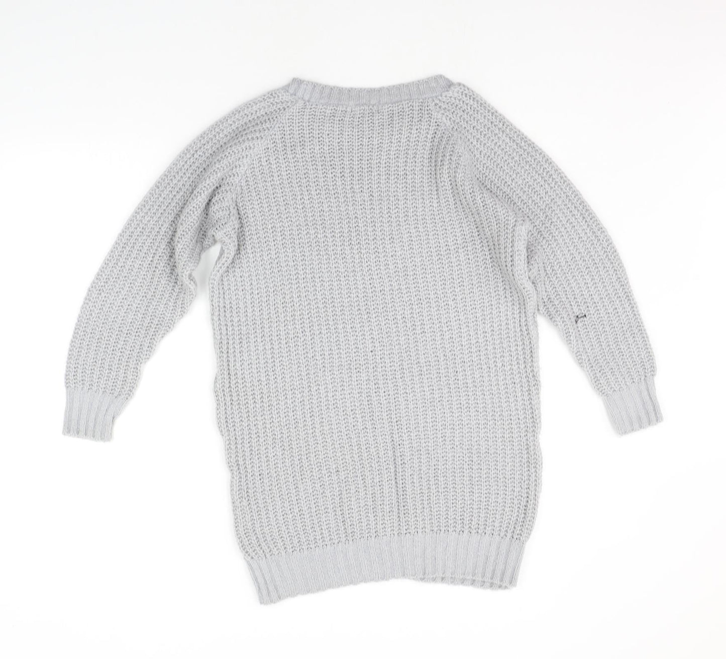 Boohoo Womens Grey   Jumper Dress  Size S