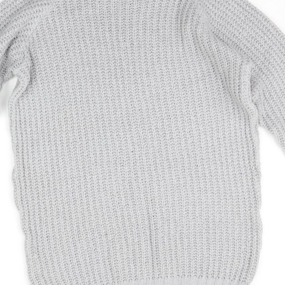 Boohoo Womens Grey   Jumper Dress  Size S