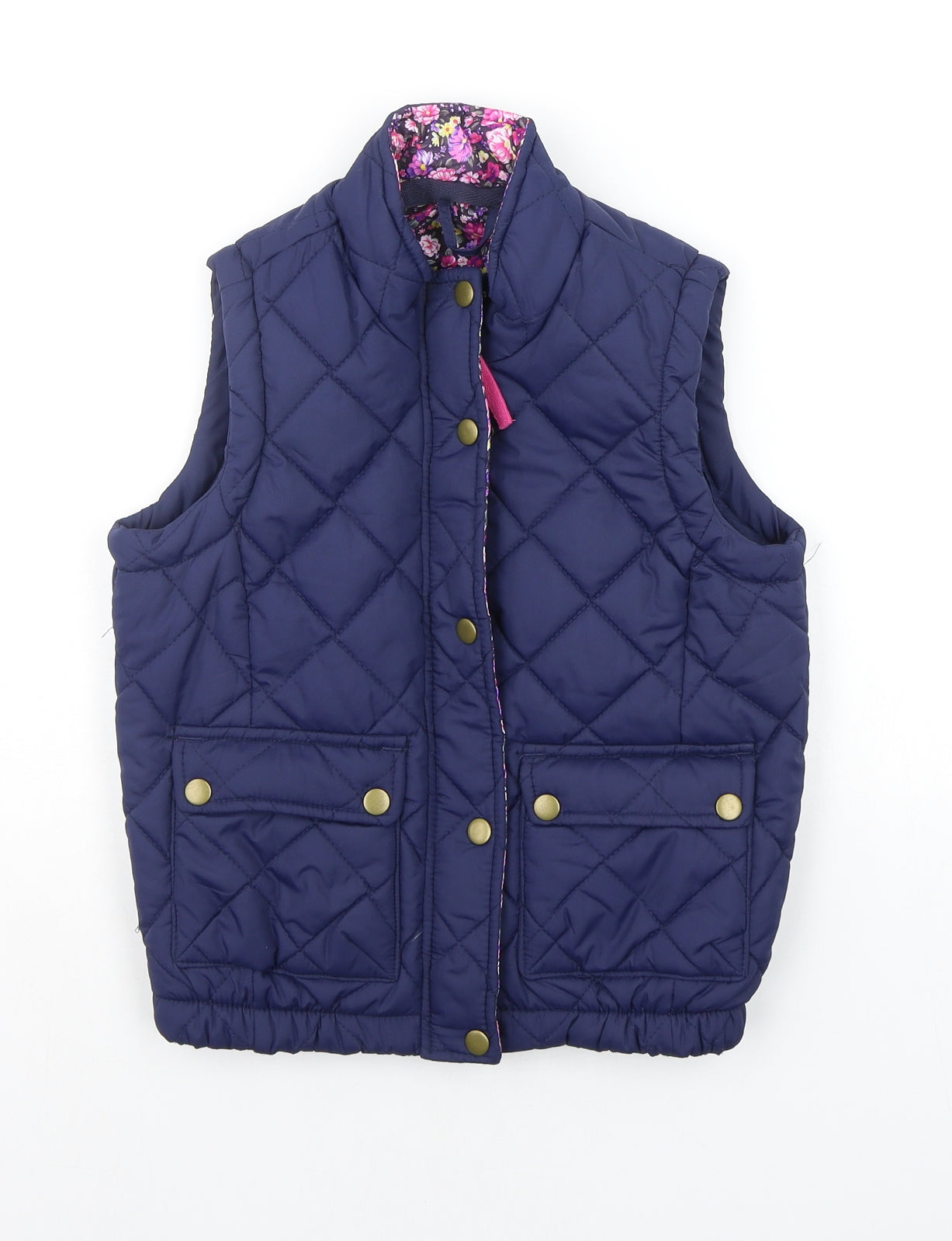Equestrian Girls Blue   Gilet Coat Size 7-8 Years
