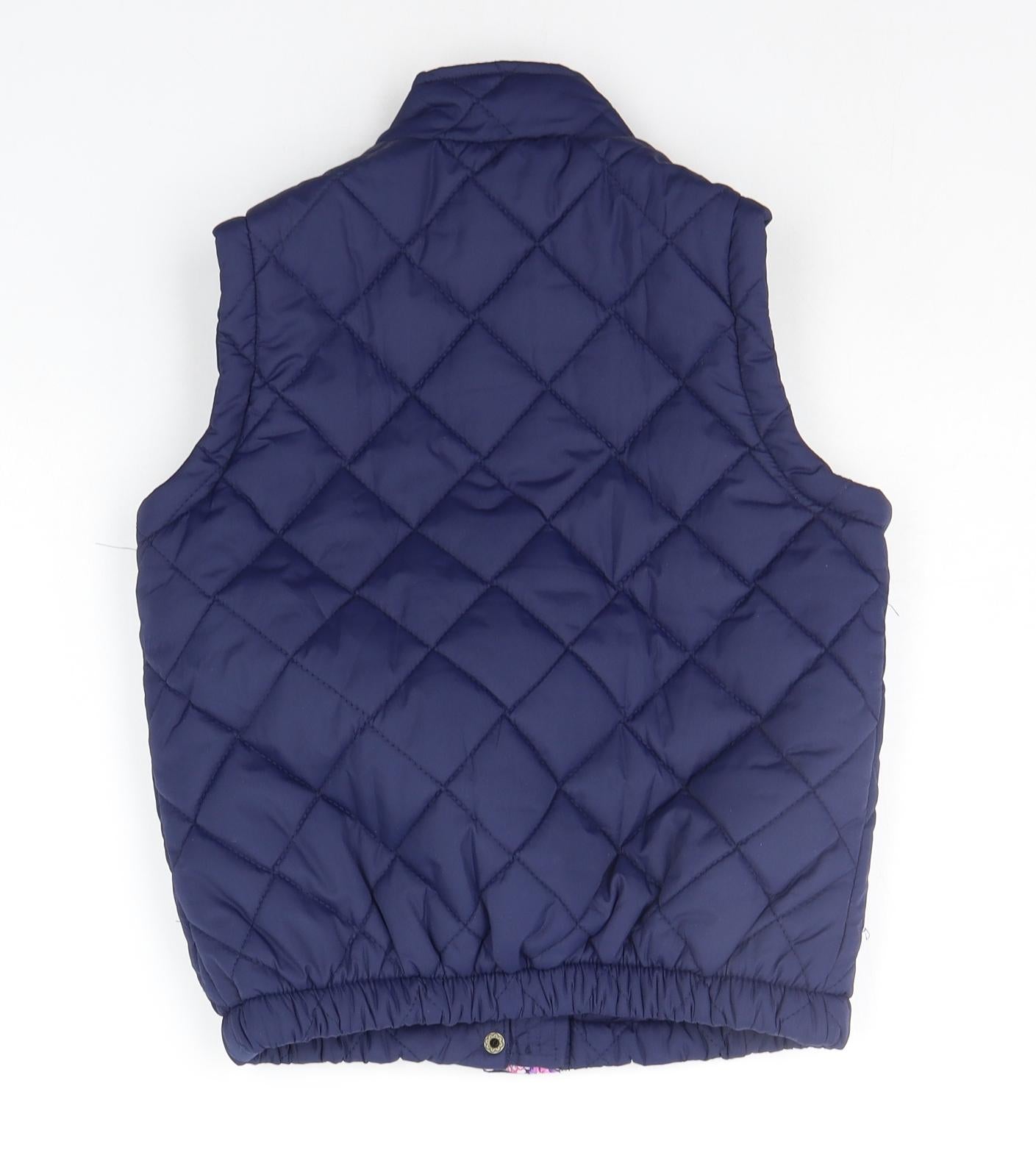 Equestrian Girls Blue   Gilet Coat Size 7-8 Years