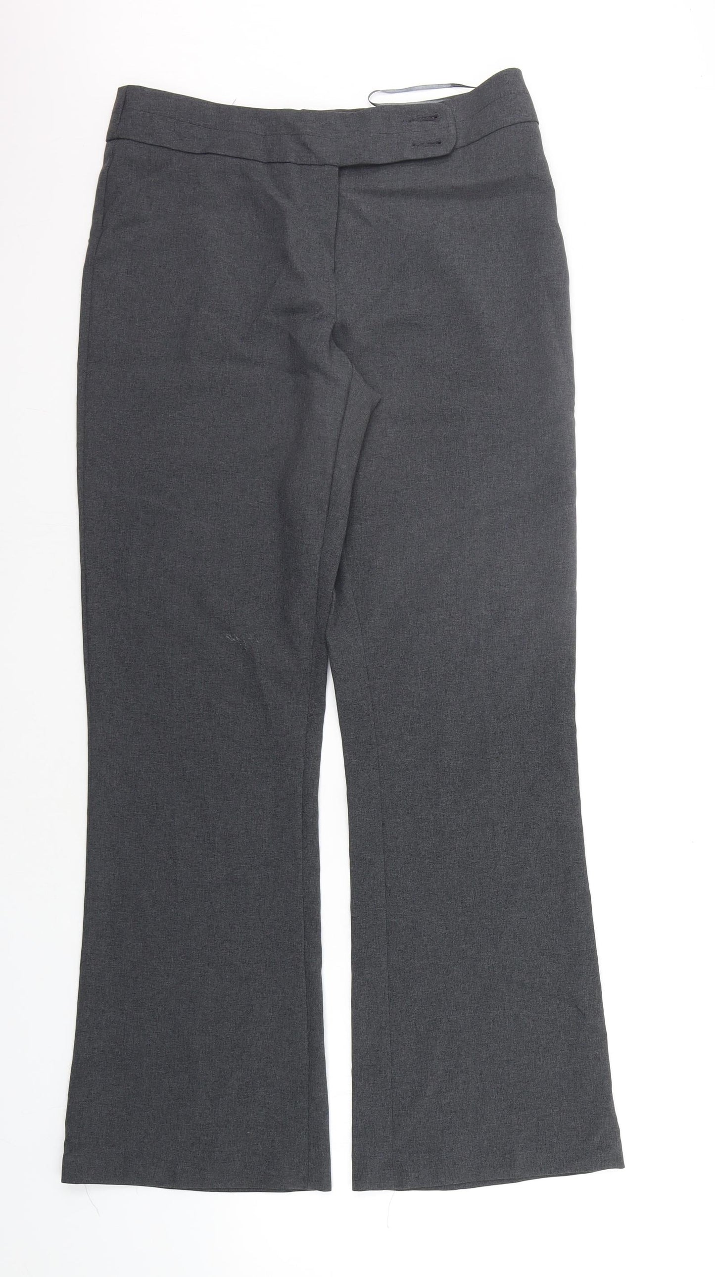 George Womens Grey   Trousers  Size 10 L28 in