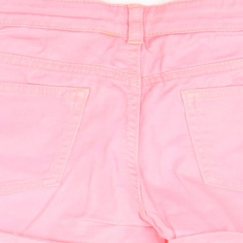 H&M Girls Pink   Chino Shorts Size 11-12 Years
