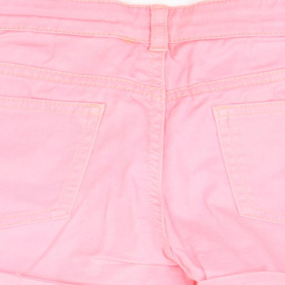H&M Girls Pink   Chino Shorts Size 11-12 Years