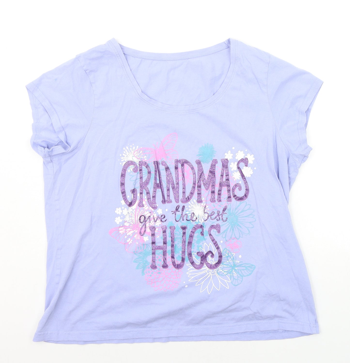 George Womens Blue   Basic T-Shirt Size 20