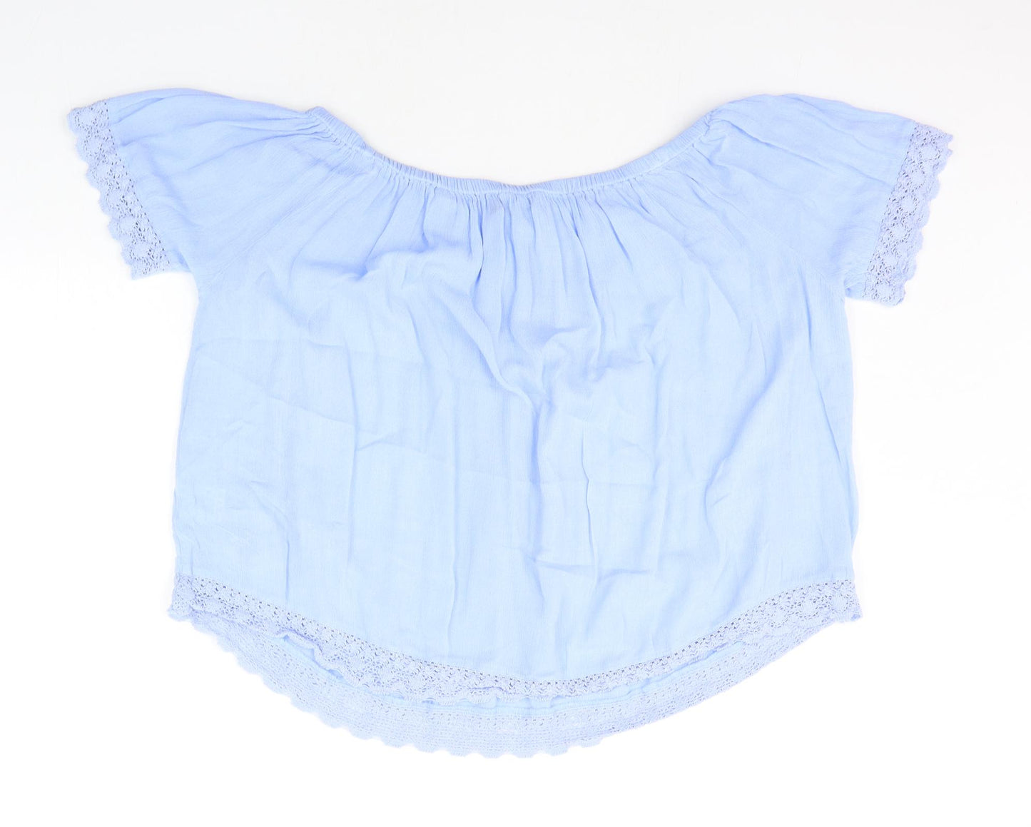 Select Womens Blue   Basic Blouse Size 14