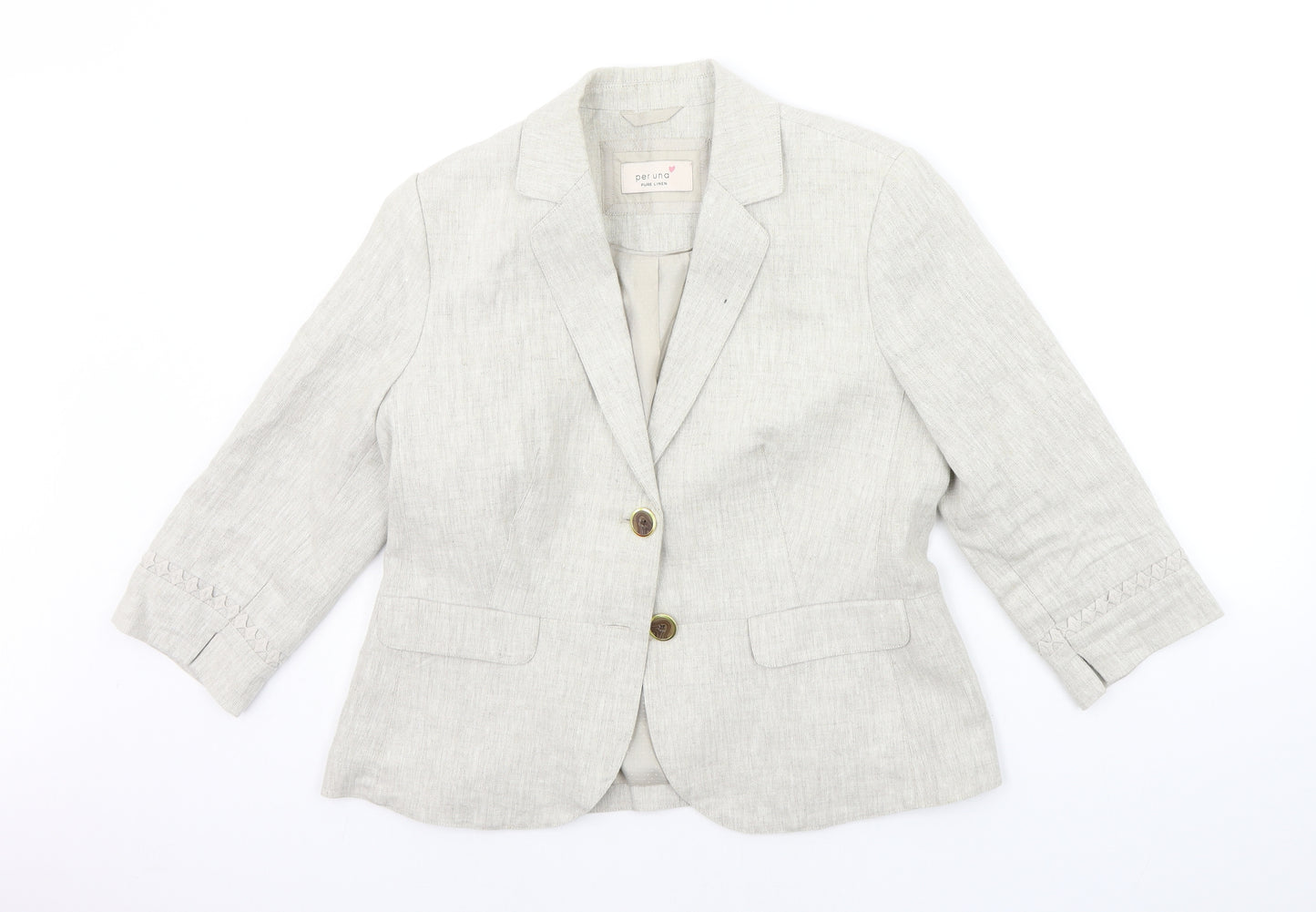 Marks and Spencer Womens Beige   Jacket Suit Jacket Size 12