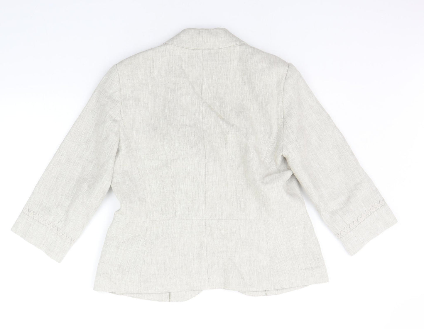 Marks and Spencer Womens Beige   Jacket Suit Jacket Size 12