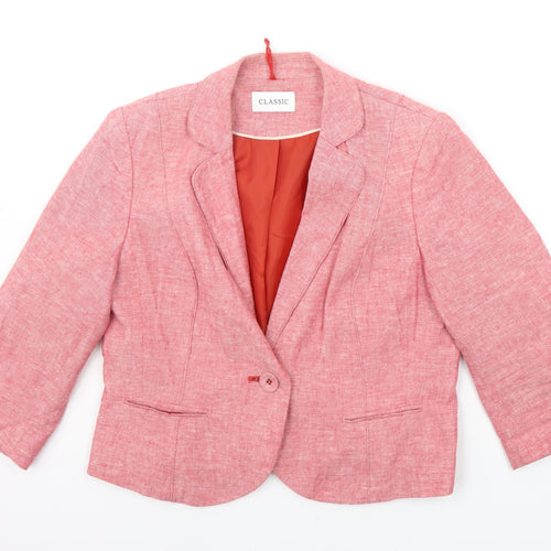 Marks and Spencer Womens Orange   Jacket Suit Jacket Size 10