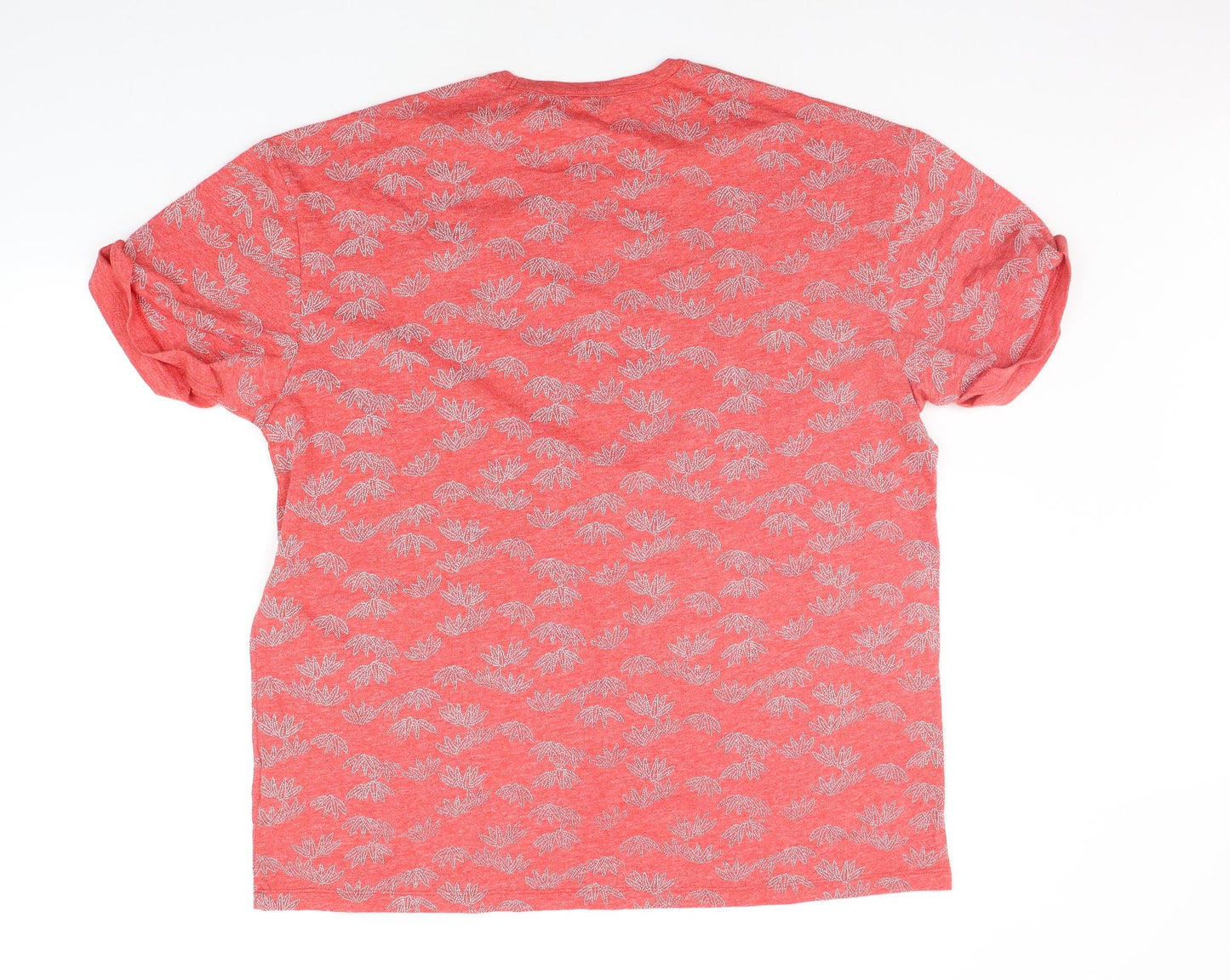 NEXT Womens Red Geometric  Basic T-Shirt Size XL