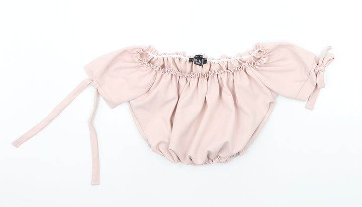 New Look Womens Pink   Basic Blouse Size 8