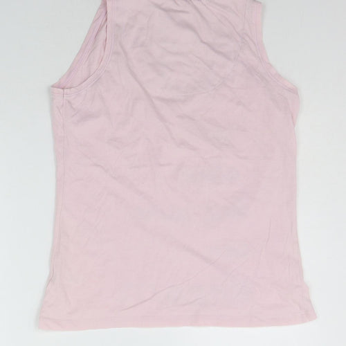Matalan Womens Pink Solid  Top Pyjama Top Size 12