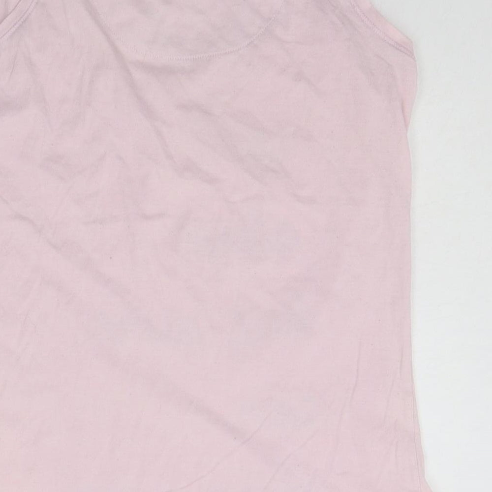 Matalan Womens Pink Solid  Top Pyjama Top Size 12