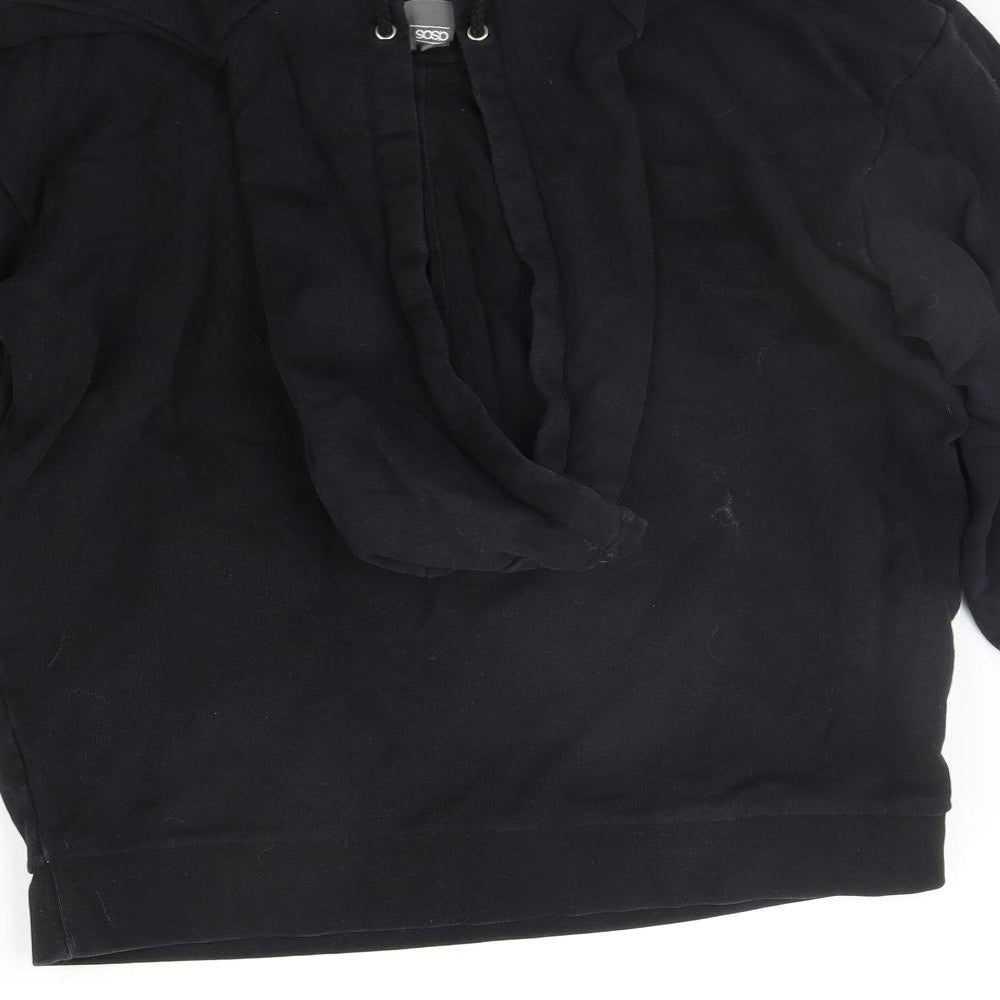 ASOS Mens Black   Pullover Hoodie Size XS