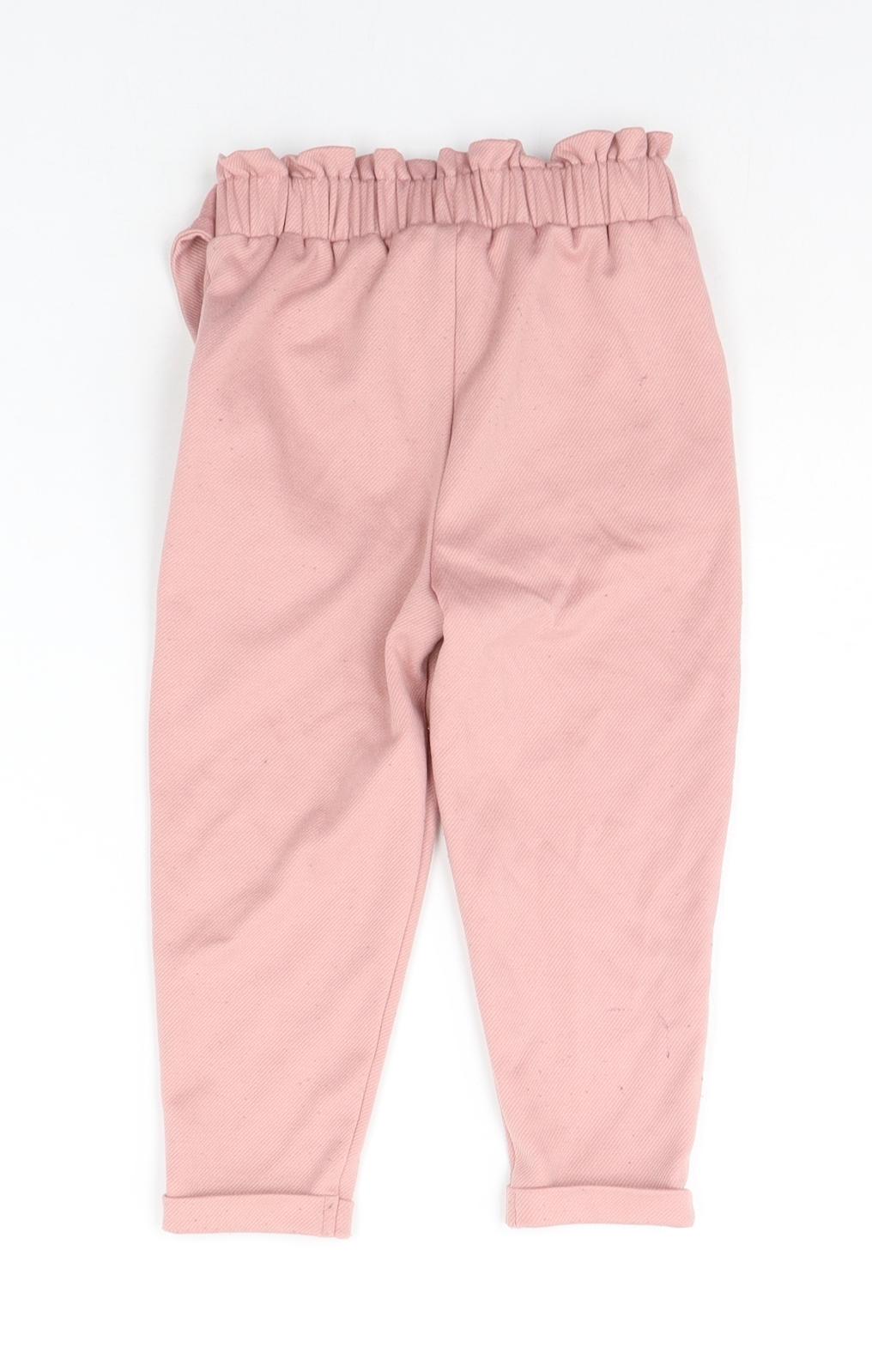 Primark Girls Orange   Jegging Trousers Size 2-3 Years