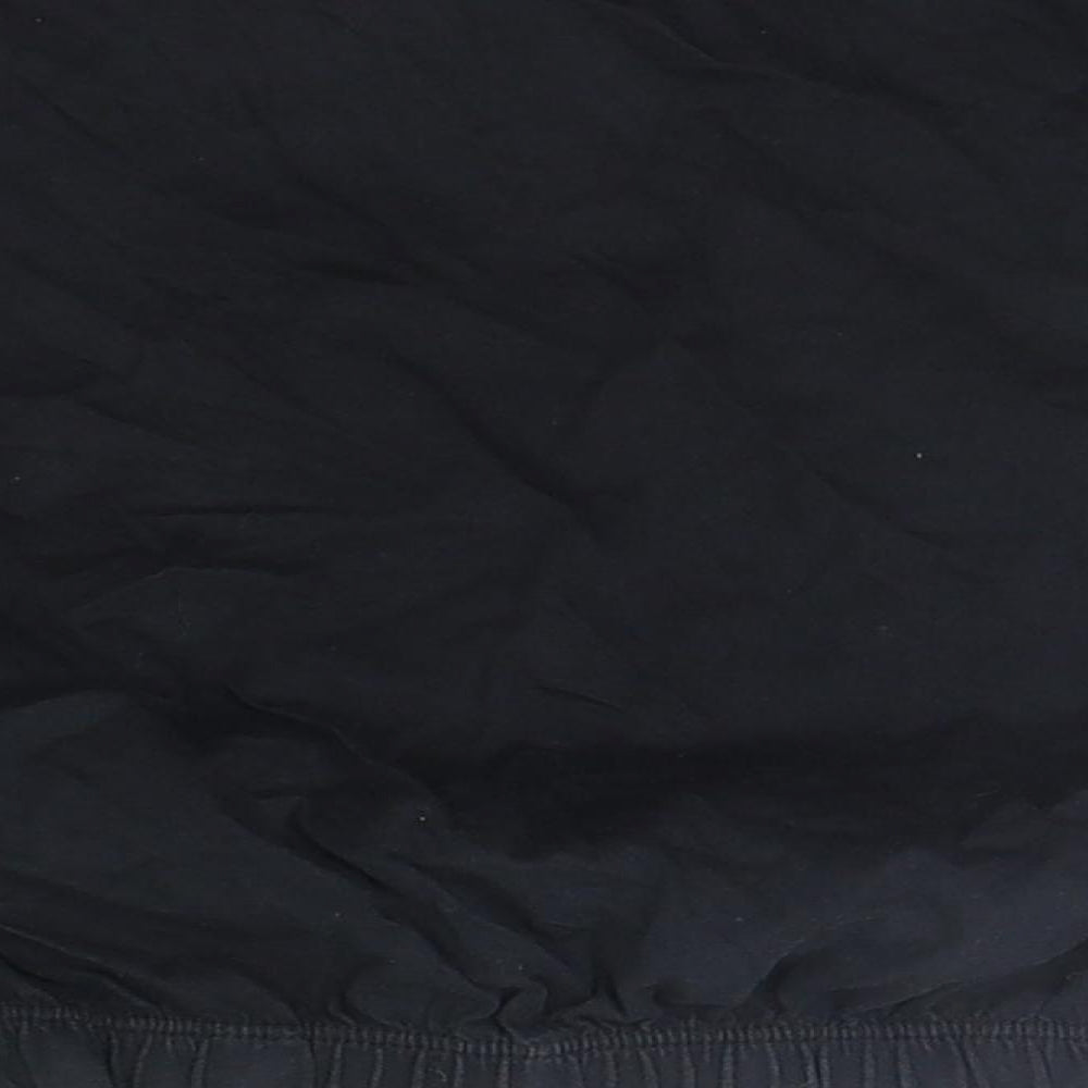 George Girls Black   Basic T-Shirt Size 8-9 Years