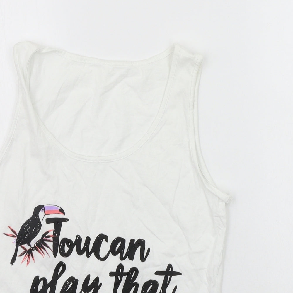 George Womens White   Basic Tank Size 10