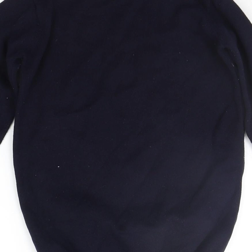 Primark Girls Blue   Pullover Jumper Size 7-8 Years  - BUTTERFLY