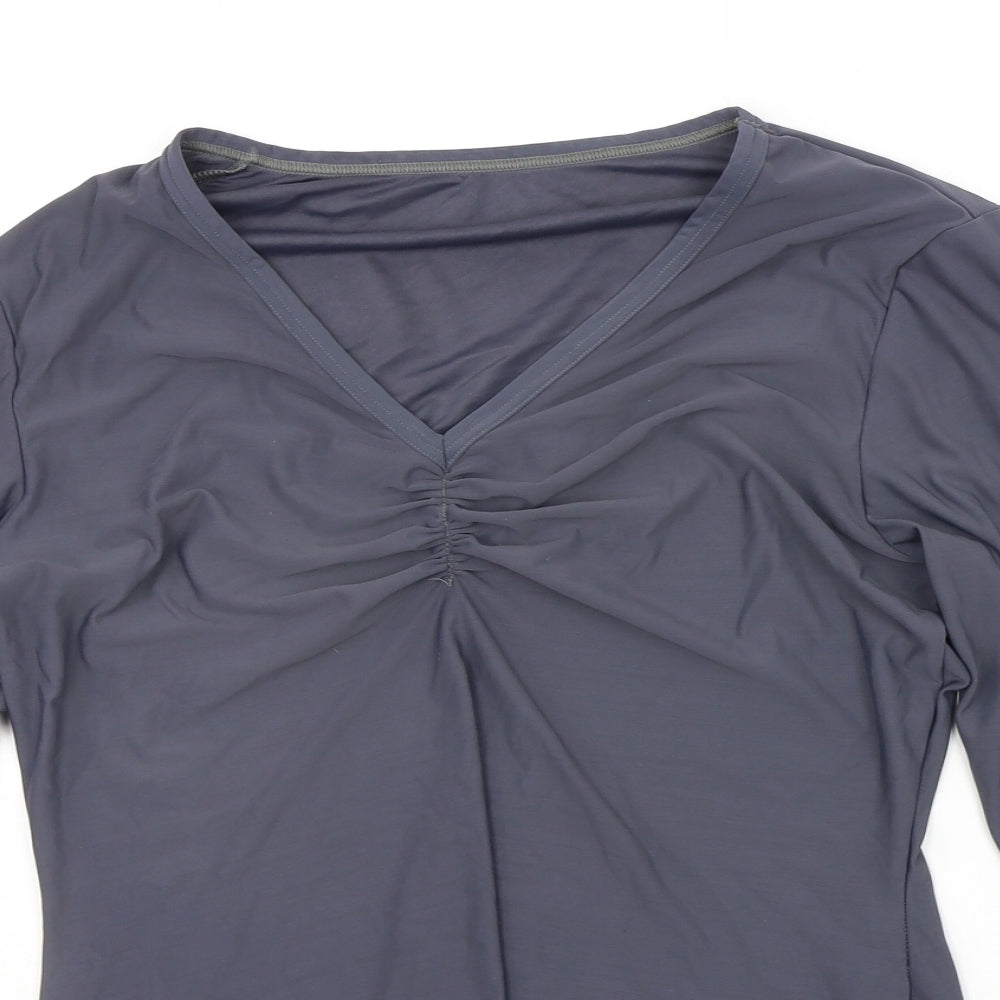 Proskins Womens Grey   Basic Blouse Size 20