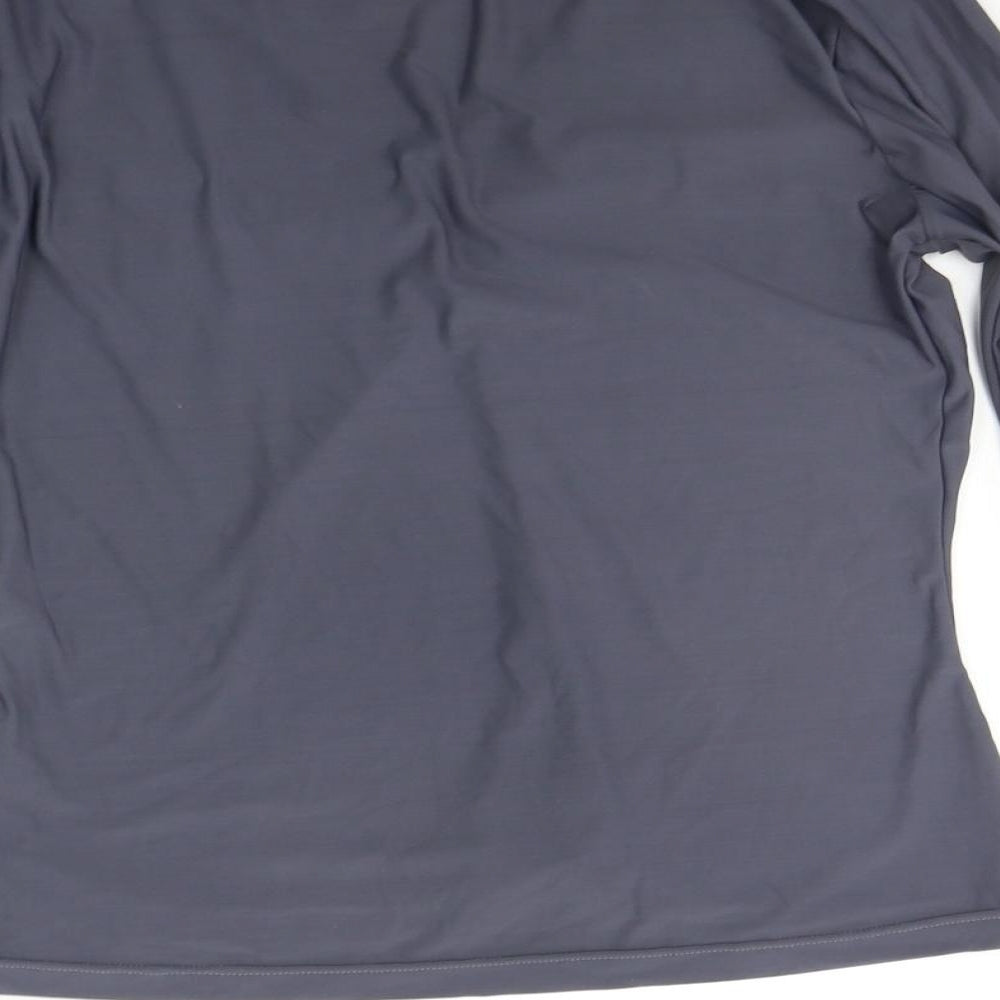 Proskins Womens Grey   Basic Blouse Size 20