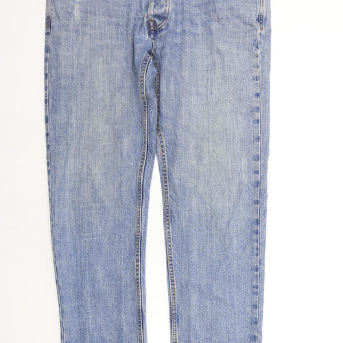 Easy Womens Blue   Straight Jeans Size 36 in L30 in