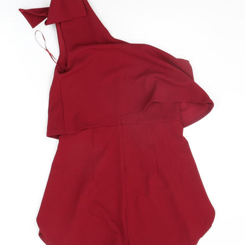 GIRL IN MIND Womens Red   Jumpsuit One-Piece Size 8