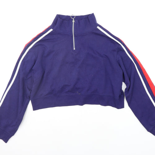 Divided Womens Blue   Pullover Jumper Size S