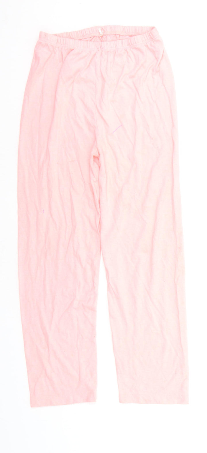 Primark Girls Pink Solid Top Lounge Pants Size 7-8 Years