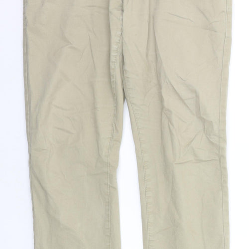 Burton Mens Beige   Trousers  Size 34 in L27 in