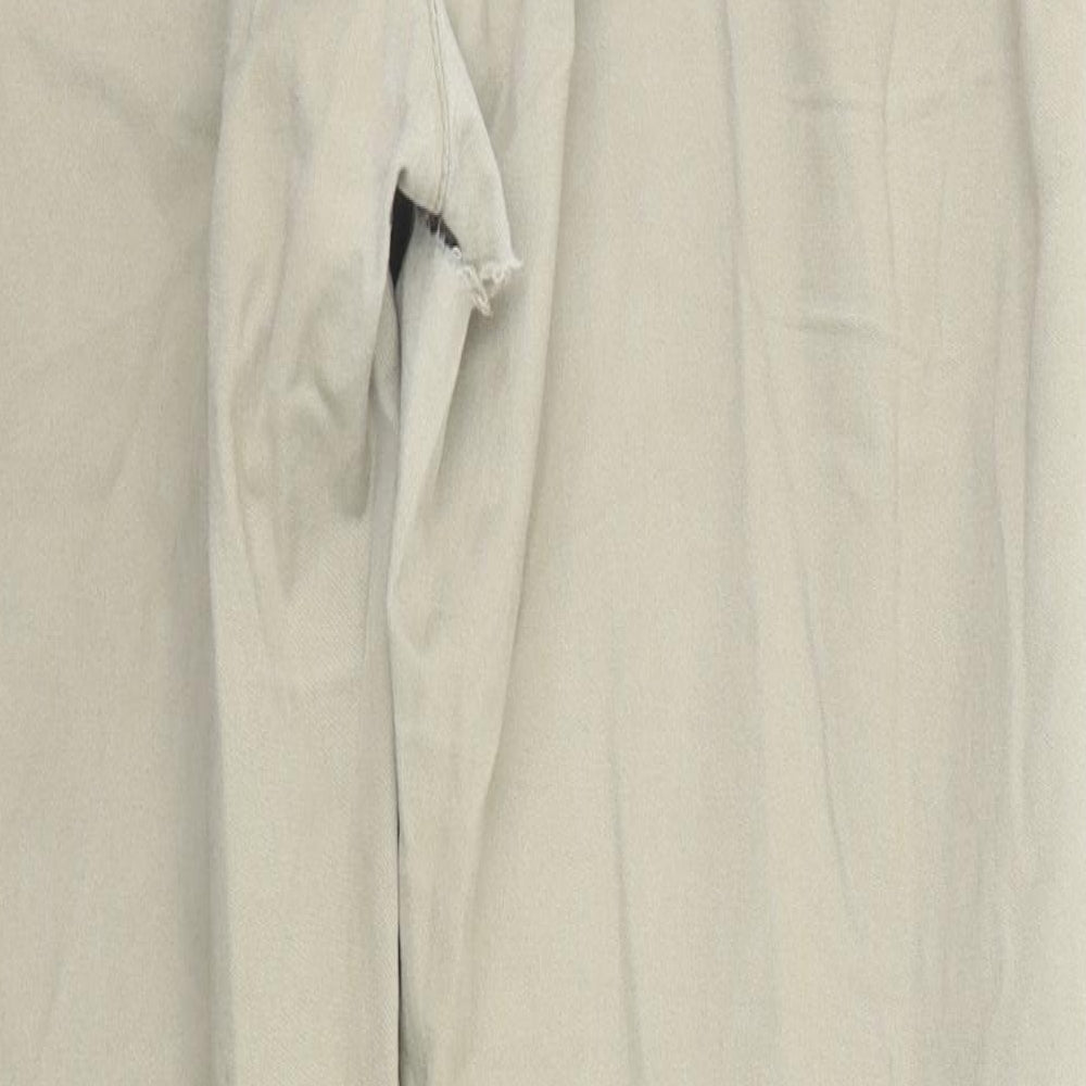 Burton Mens Beige   Trousers  Size 34 in L27 in