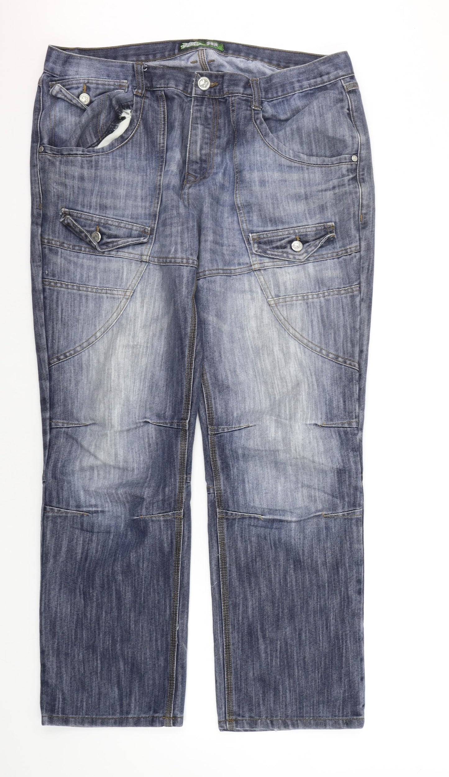 No Fear Mens Blue   Straight Jeans Size 38 in L31 in