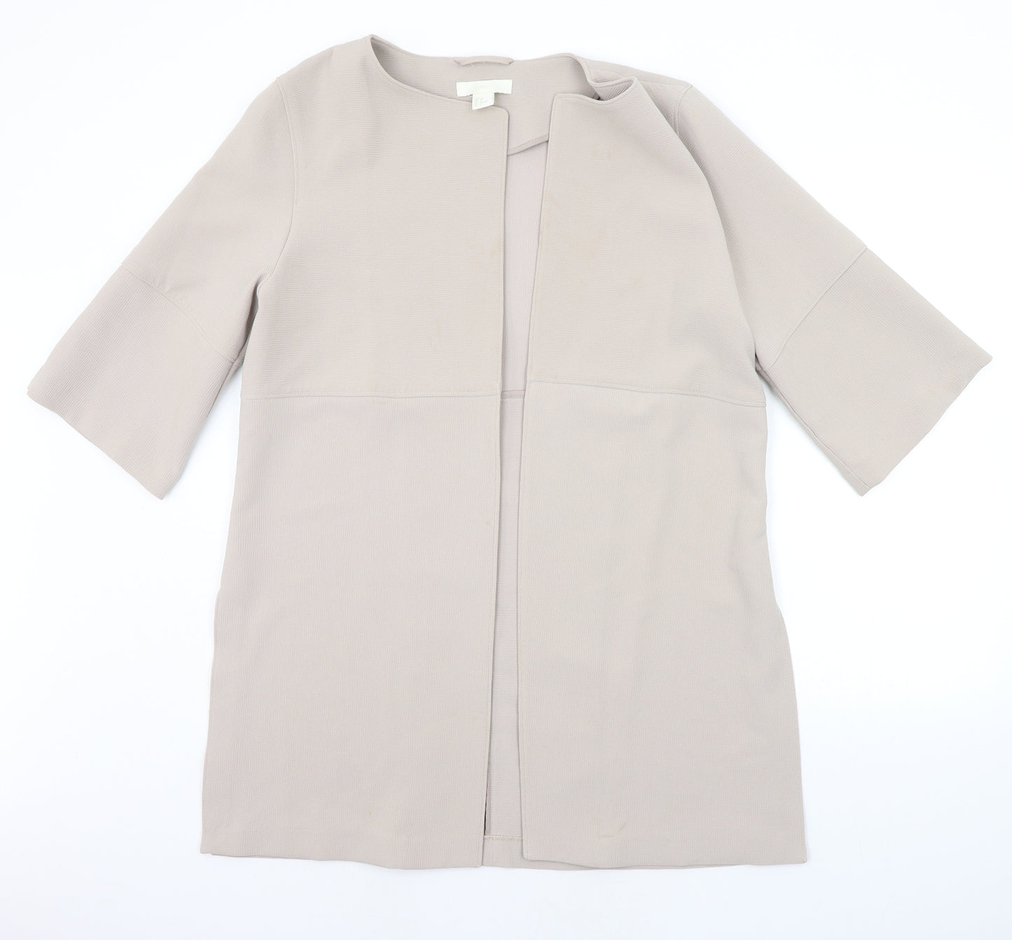 H&M Womens Beige   Cardigan Jumper Size 14