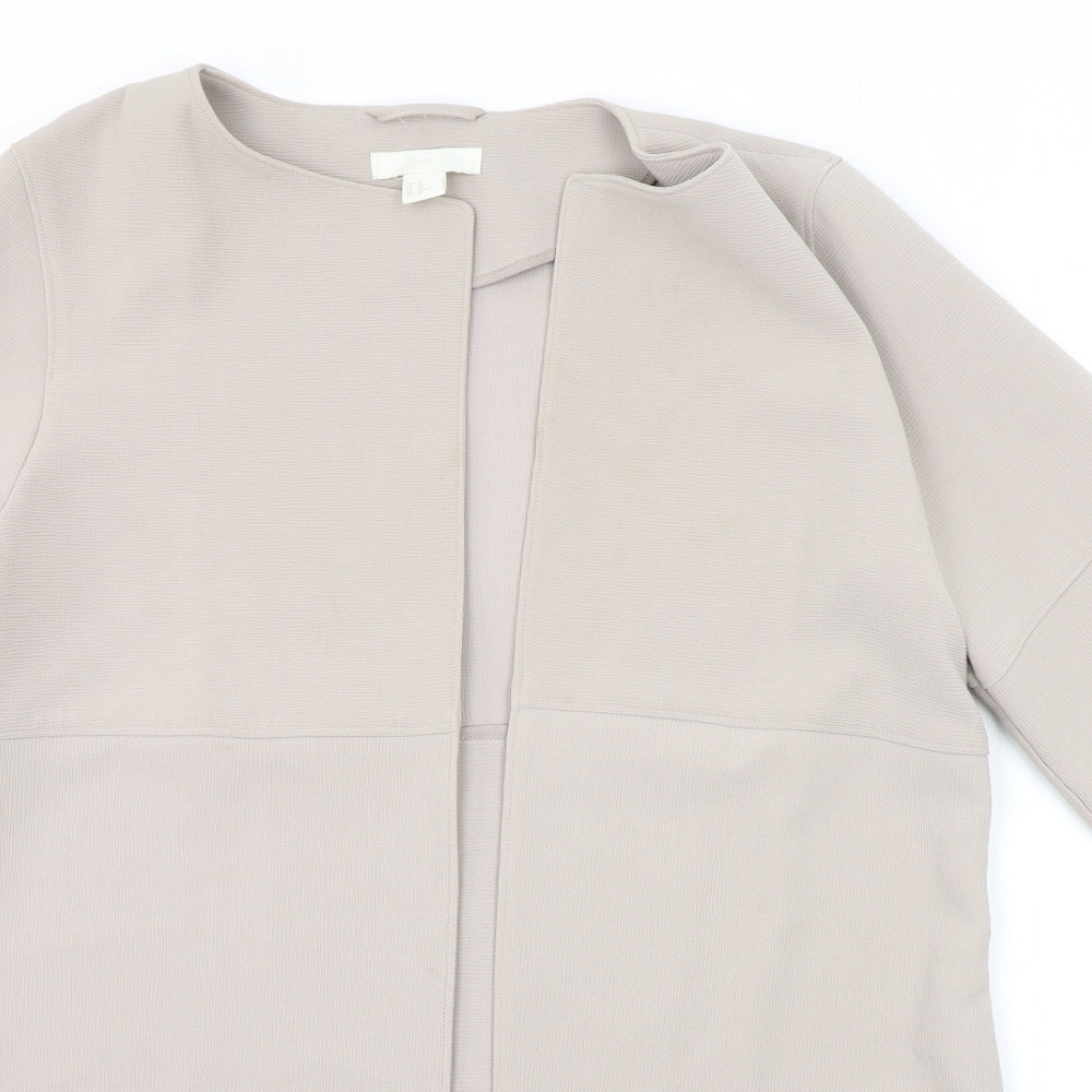 H&M Womens Beige   Cardigan Jumper Size 14
