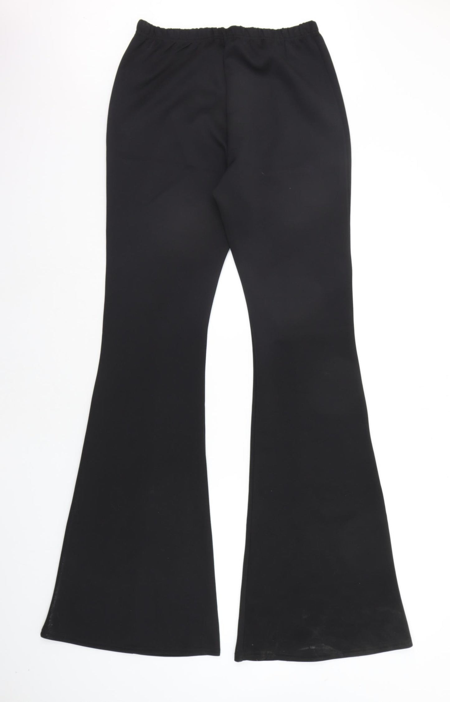 PRETTYLITTLETHING Womens Black   Trousers  Size 14 L34 in