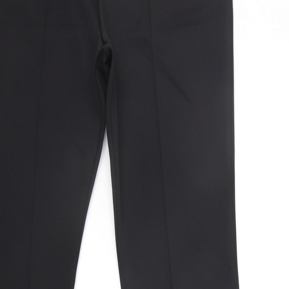 PRETTYLITTLETHING Womens Black   Trousers  Size 14 L34 in
