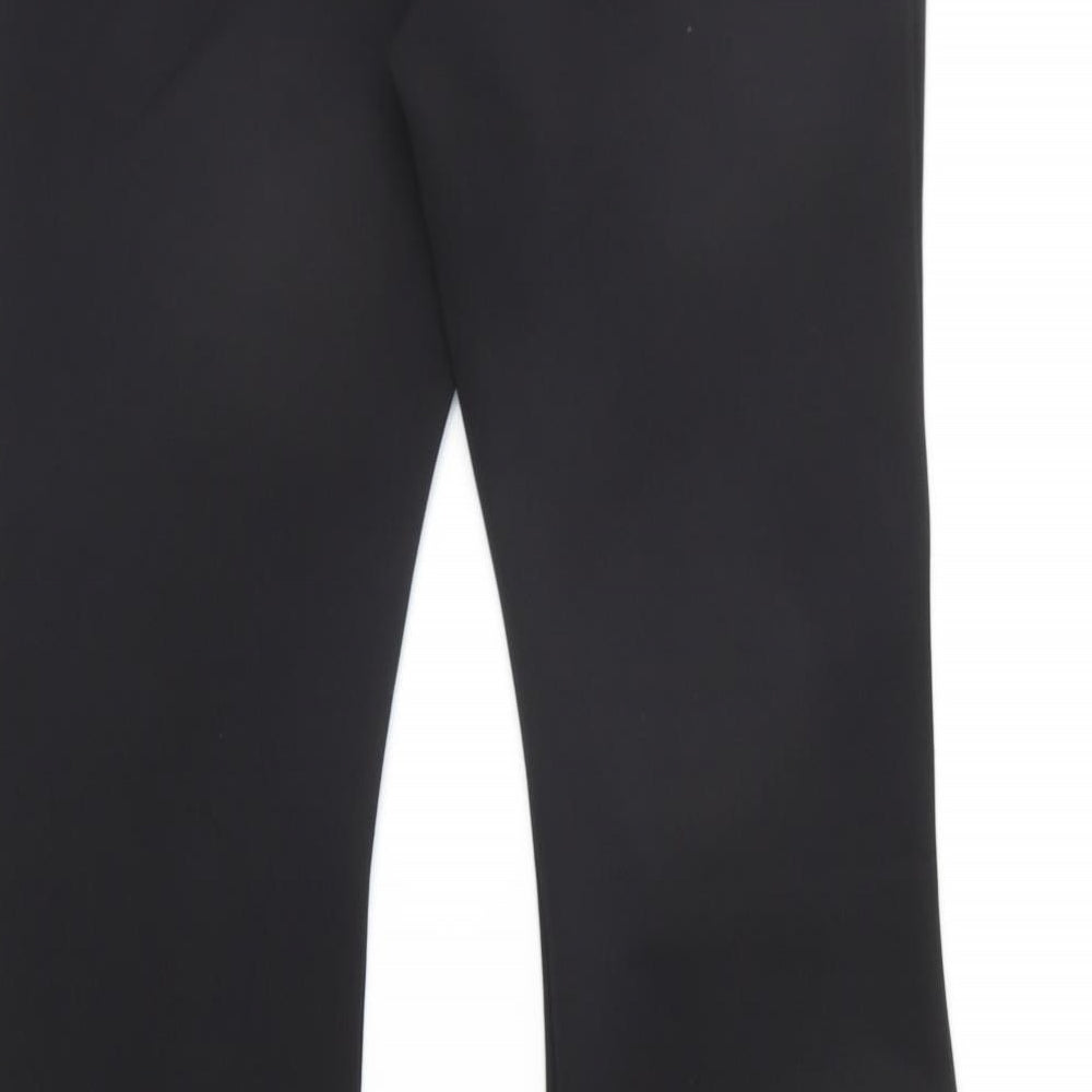 PRETTYLITTLETHING Womens Black   Trousers  Size 14 L34 in