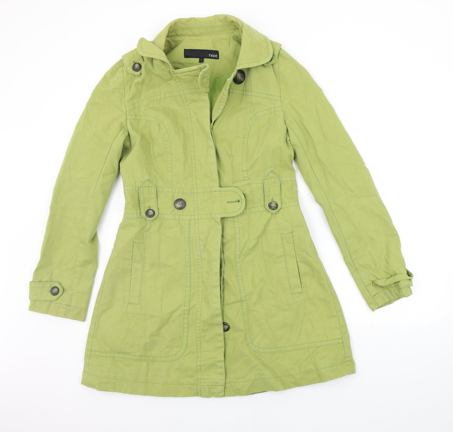 NEXT Womens Green   Jacket Coat Size 8