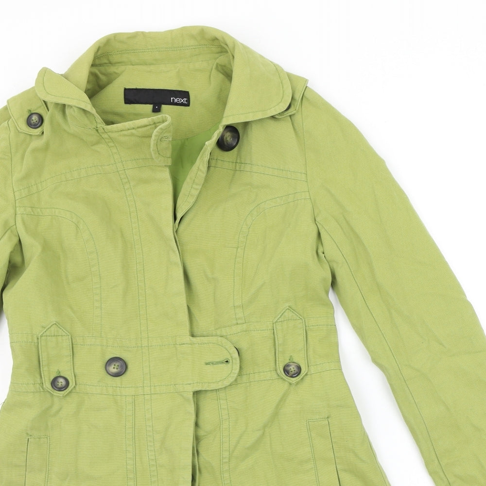 NEXT Womens Green   Jacket Coat Size 8