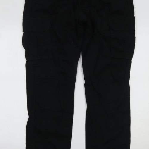 Matalan Mens Black   Cargo Trousers Size 36 L33 in