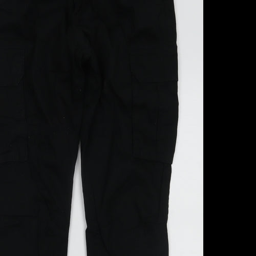 Matalan Mens Black   Cargo Trousers Size 36 L33 in