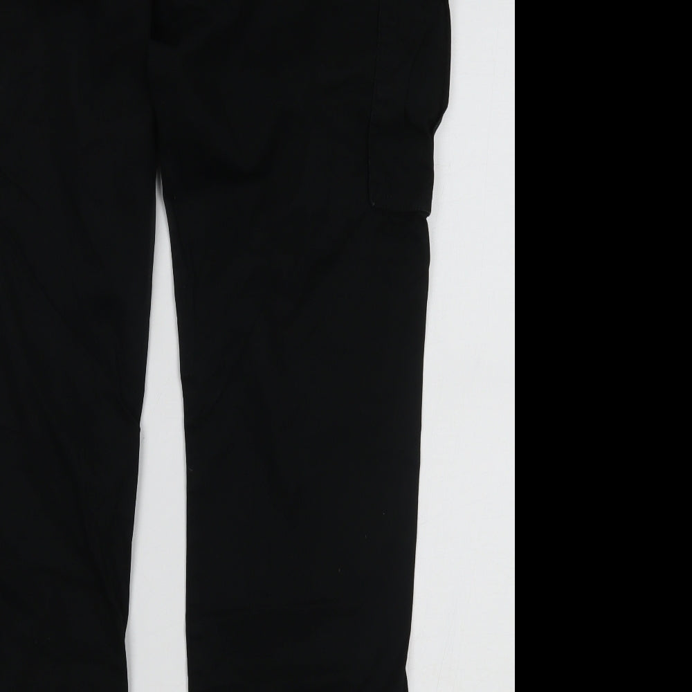 Matalan Mens Black   Cargo Trousers Size 36 L33 in